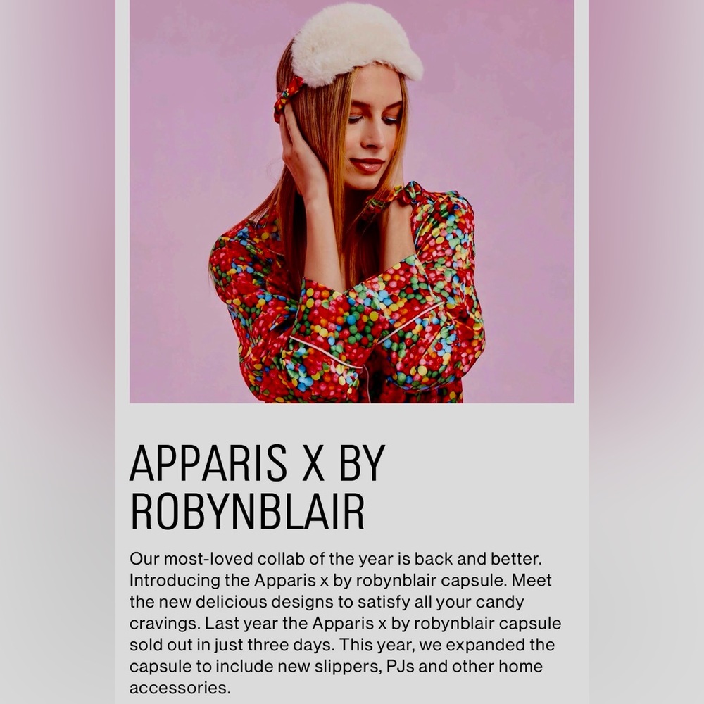 Apparis x By Robyn Blair  Vibrant Jellybean Pajama Set